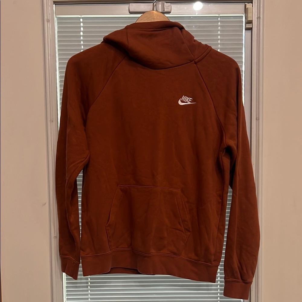 Nike Womens Rust Brown Pullover Hoodie
